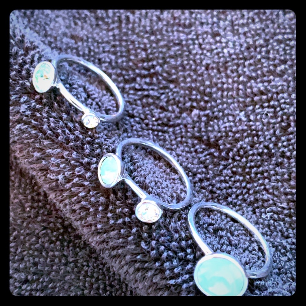 Green stacking rings
